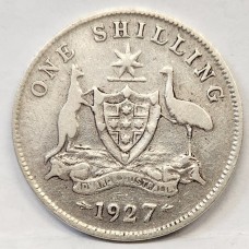 AUSTRALIA 1927 . ONE 1 SHILLING
